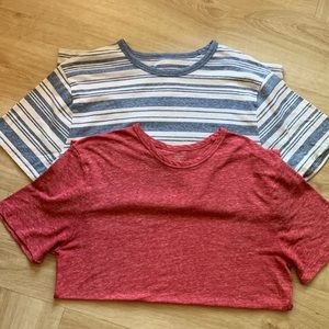 Men’s Old Navy Linen Blend Short Sleeve Tee Shirts